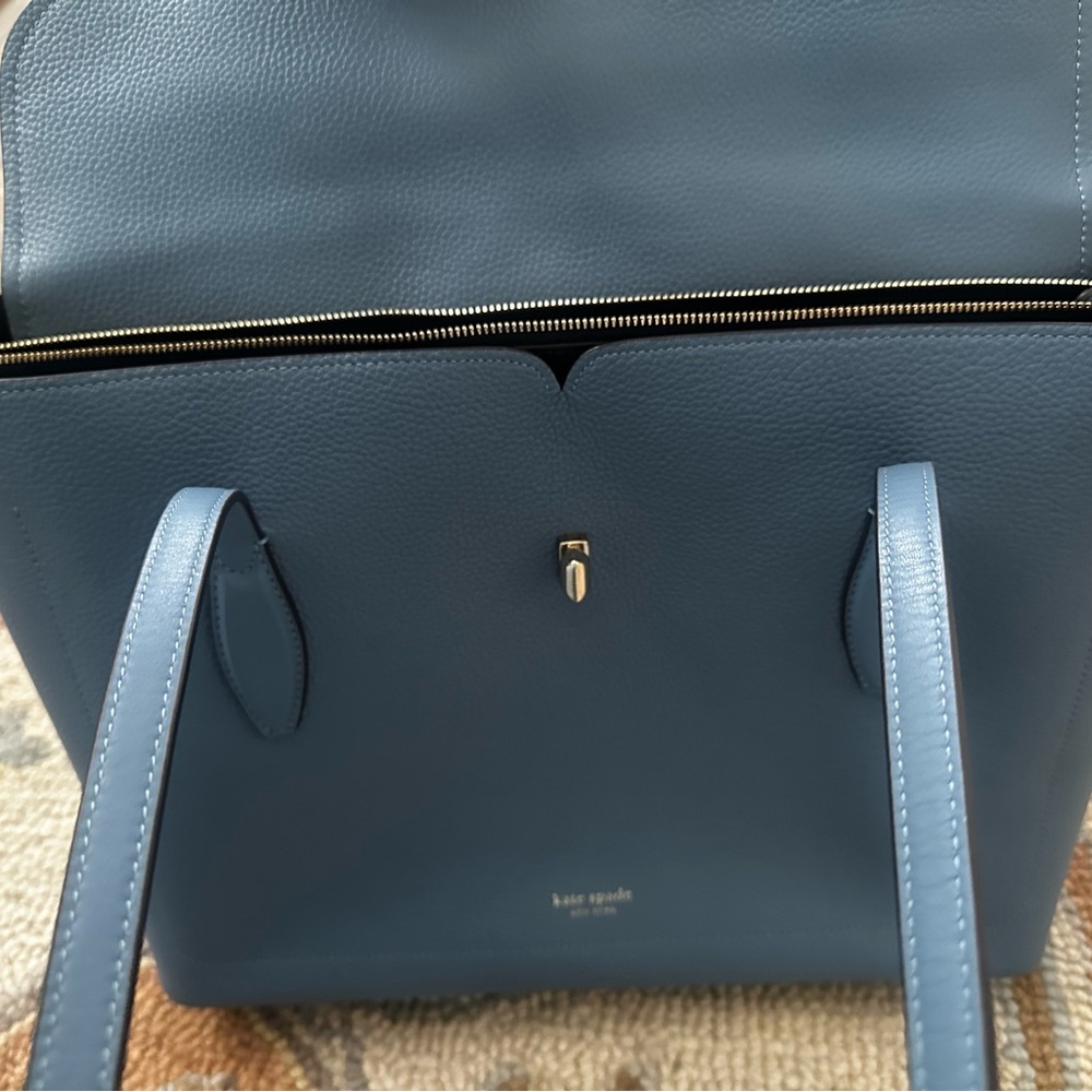 Kate Spade Slate Blue Tote - Picture 7 of 16